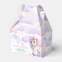 Niedlicher Hübscher Regenbogen Prinzessin Unicorn  Geschenkschachtel