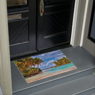 Niedlicher Hübscher Sommer Hawaii Beach Wasserfarb Fußmatte