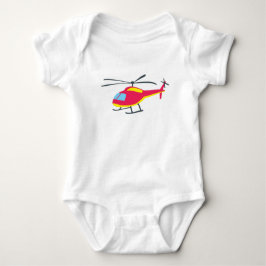 Niedlicher Hubschrauber Baby Strampler