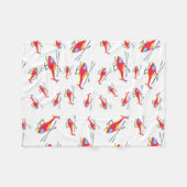 Niedlicher Hubschrauber Fleecedecke (Vorderseite (Horizontal))