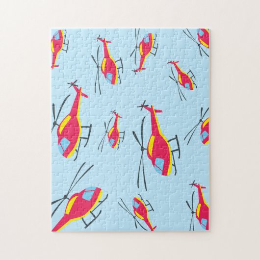 Niedlicher Hubschrauber  Puzzle (Vertikal)