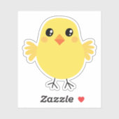 Niedlicher Hühneraufkleber Aufkleber (Blatt)