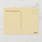 Niedlicher Hühnerpfropf Postkarte (Rückseite)