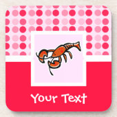 Niedlicher Hummer Getränkeuntersetzer (Vorderseite)