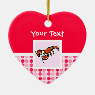 Niedlicher Hummer Keramik Ornament