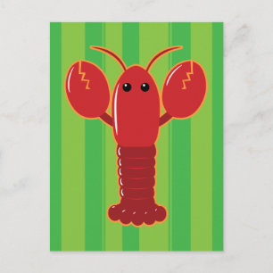 Niedlicher Hummer Postkarte