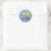 Niedlicher Hummer Runder Aufkleber (Tasche)