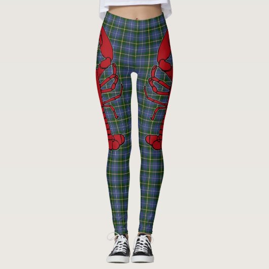 Niedlicher Hummerstrand Nova Scotia Leggings (Vorderseite)