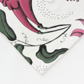 Niedlicher Hummingbird Garden Fleecedecke (Ecke)