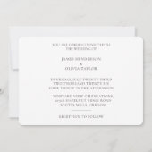 Niedlicher Hummingbird Hochzeit Horizontale Einlad Einladung (Rückseite)