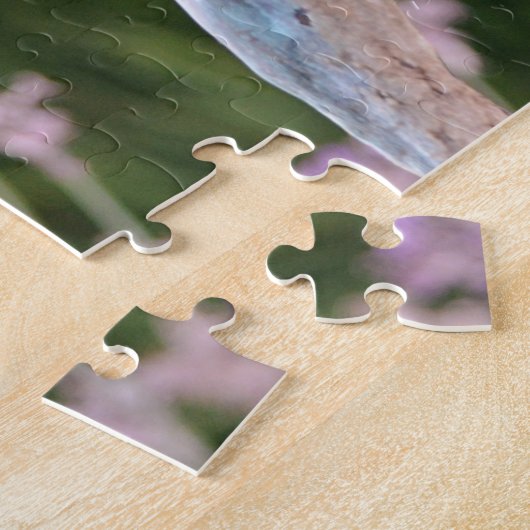 Niedlicher Hummingbird im Springbrunnen Puzzle (Seite)