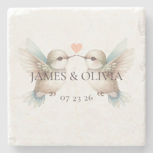 Niedlicher Hummingvogel Steinuntersetzer