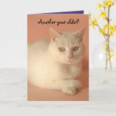 Niedlicher, humorvoller Geburtstag Karte (Gelbe Blume)