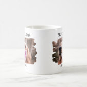 Niedlicher Hund 2 Fotovorlage Bester Hund Vater Kaffeetasse (Mittel)