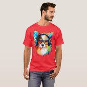 Niedlicher Hund 2 T-Shirt (Vorne ganz)