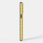 Niedlicher Hund am Sankt Patrick iPhone Hülle (Rechte Seite)