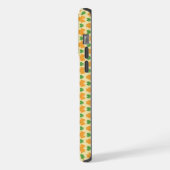 Niedlicher Hund am Sankt Patrick iPhone Hülle (Linke Seite)