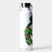 Niedlicher Hund am Sankt Patrick Trinkflasche (Vorne)