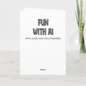 Niedlicher Hund am Strand bei Sunset | Happy Birth Karte (Rückseite)