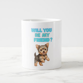 Niedlicher Hund Becher Jumbo-Tasse
