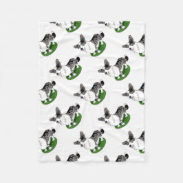 Niedlicher Hund, Blue Merle Corgi Fleecedecke