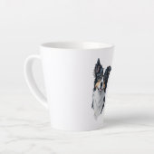 Niedlicher Hund Border Collie Milchtasse (Linke Ecke)