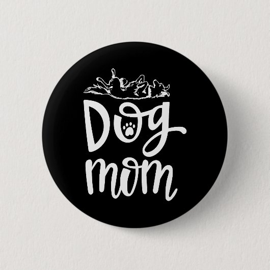 Niedlicher Hund Button (Vorderseite)