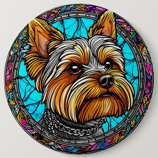 Niedlicher Hund Button (Vorderseite)