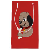 Niedlicher Hund Cartoon kleine Geschenktasche Kleine Geschenktüte (Vorderseite)