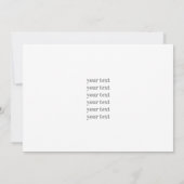 niedlicher Hund Dankeschön Karte (Rückseite)