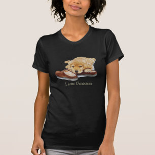 niedlicher Hund des goldenen Retrievers des Welpen T-Shirt