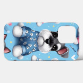 Niedlicher Hund des Schnauzer-Tiermusters Case-Mate iPhone Hülle (Rückseite (Horizontal))