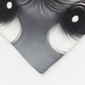 Niedlicher Hund des Schnauzer-Tiermusters Fleecedecke (Ecke)