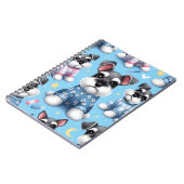 Niedlicher Hund des Schnauzer-Tiermusters Notizblock (Linke Seite)