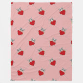 Niedlicher Hund Fleecedecke (Vorderseite)