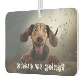 Niedlicher Hund Foto Luftkühler Autolufterfrischer (Links)