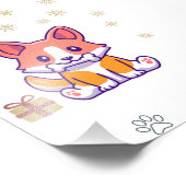 niedlicher Hund Fotodruck (Ecke)