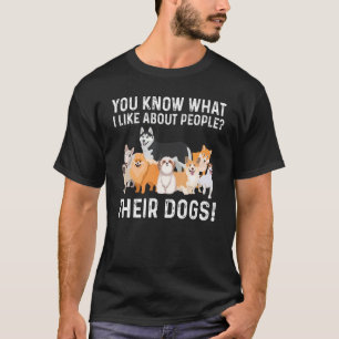 Niedlicher Hund für Männer Frauen Kinder Hunde ich T-Shirt
