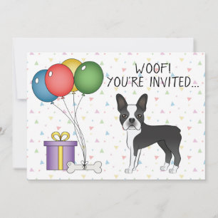 Niedlicher Hund - Geburtstag Einladung