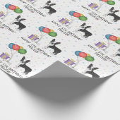 Niedlicher Hund - Geburtstag Geschenkpapier (Ecke)