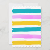 Niedlicher Hund Geburtstagsparty Party einladen Einladung (Rückseite)