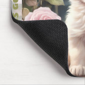 Niedlicher Hund Golden Retriever Puppy Individuell Mousepad (Ecke)