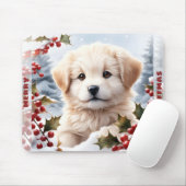 Niedlicher Hund Golden Retriever Welpenname Mousepad (Mit Mouse)
