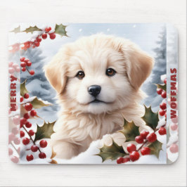 Niedlicher Hund Golden Retriever Welpenname Mousepad