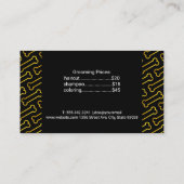 Niedlicher Hund | Goldknochen Visitenkarte (Rückseite)