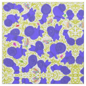 Niedlicher Hund Hanukka Stoff (Nahaufnahme)