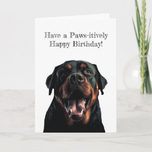 Niedlicher Hund Happy Birthday Grußkarte Karte