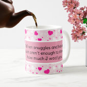 Niedlicher Hund Hund I Liebe Sie Kaffeetasse