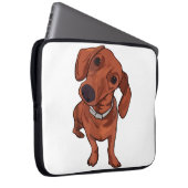 Niedlicher Hund, Hund Lover, Hundebesitzer, Hausti Laptopschutzhülle (Vorne Rechts)