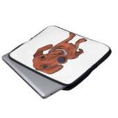 Niedlicher Hund, Hund Lover, Hundebesitzer, Hausti Laptopschutzhülle (Vorne Knopf)